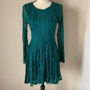 Francesca’s Teal Miami Dress M